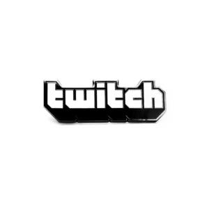 Twitch LOGO 全新標誌別針 - 黑色