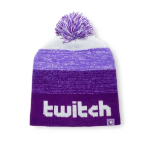 Twitch Pom Beanie - Purple Twitch 毛帽